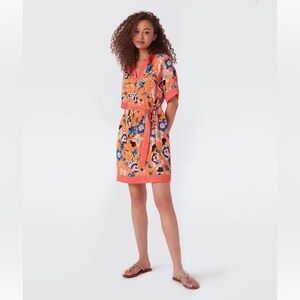 DIANE VON FURSTENBERG Pera Mini Crepe Dress - Size L